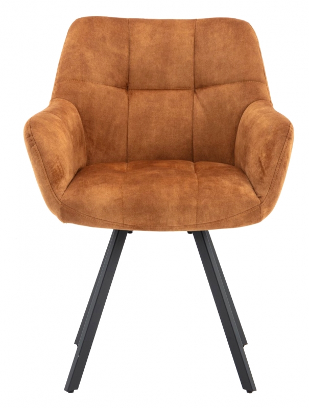 Fairway Furniture Jude Pair Swivel Carver Dining Chairs