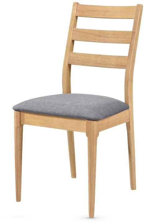 Orton Pair of Oak Dining Chairs
