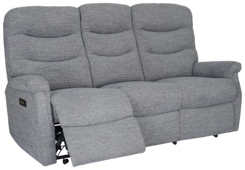 Celebrity Furniture Hollingwell 3 Seater Single Motor Power Recliner Sofa - Keypad with USB