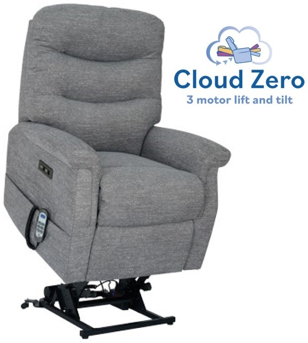 Celebrity Furniture Hollingwell Grande Cloud Zero Riser Recliner Power Chair with Powered Headrest