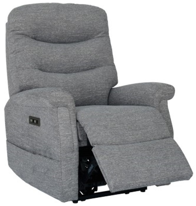Celebrity Furniture Hollingwell Grande Single Motor Power Recliner Chair with Powered Headrest & Lumbar