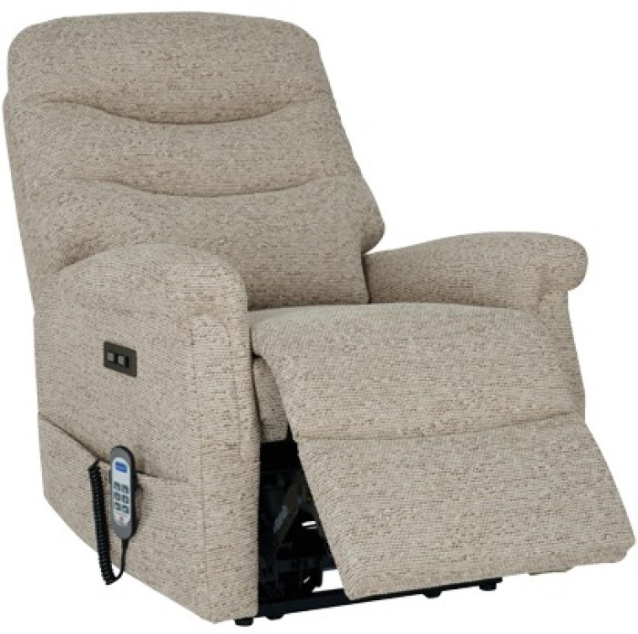 Celebrity Furniture Hollingwell Standard Single Motor Power Recliner Chair with Powered Headrest & Lumbar