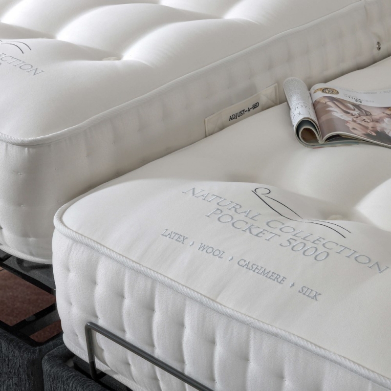 Adjust-A-Bed Natural Pocket 5000 2'6 Mattress - Long