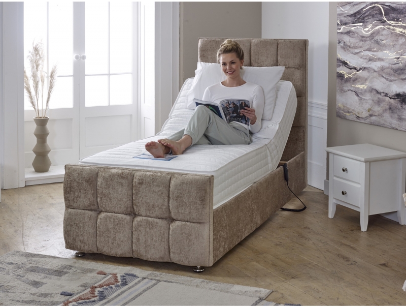 Adjust-A-Bed Charlotte 2'6 Lifestyle 4-Part Adjustable Bedframe - Grade B