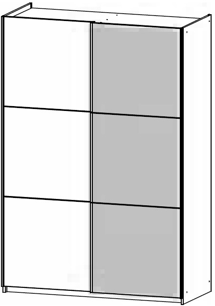 Fairway Furniture Slide 3541 Sliding 2 Door Robe