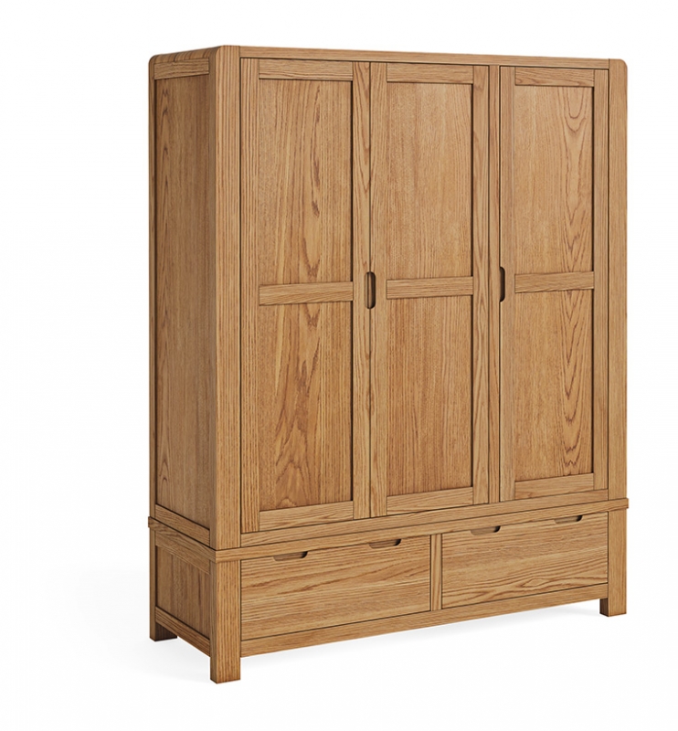 Fairway Furniture Baden Triple Wardrobe - 3 Doors & 2 Drawers