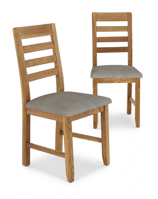Fairway Furniture Baden Pair Ladder Back Dining Chairs