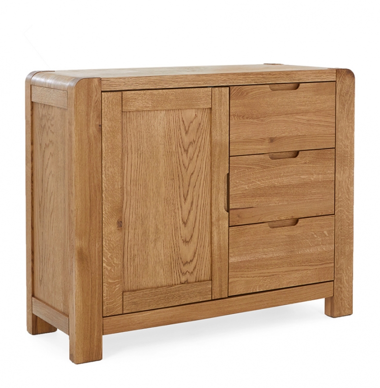 Fairway Furniture Baden Small Sideboard - 1 Door & 3 Drawers