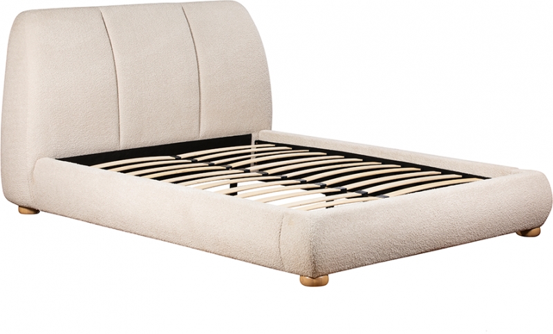 Fairway Furniture Rio 6'0 Superking Bedstead-Natural Fabric