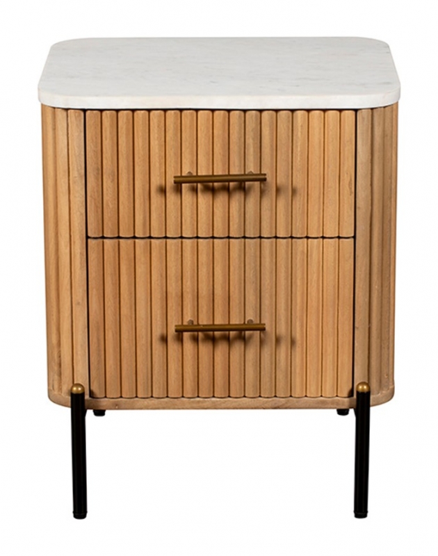 Fairway Furniture Rio 2 Drawer Bedside Cabinet