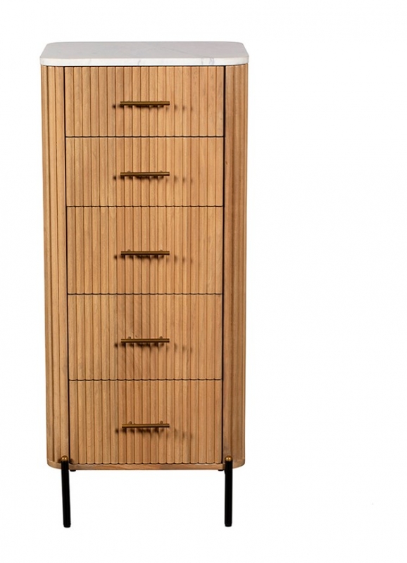 Fairway Furniture Rio 5 Drawer Tall Narrow Chest
