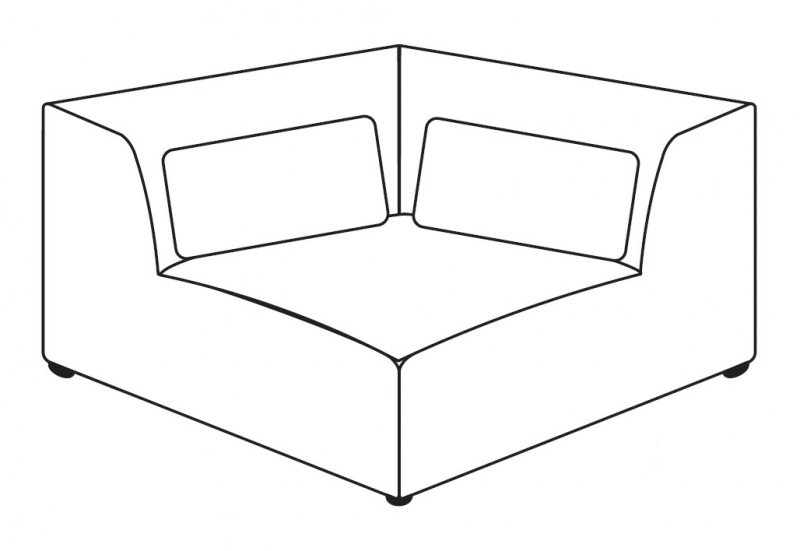 Timo C1 Square Corner Section