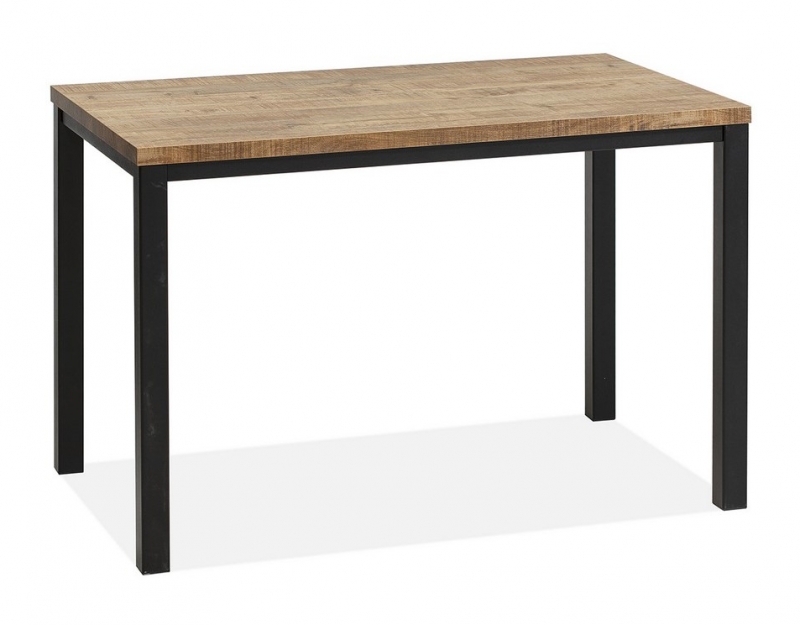 Fairway Furniture Deno Medium Fixed Top Bar Table - Black Base - Finish 3