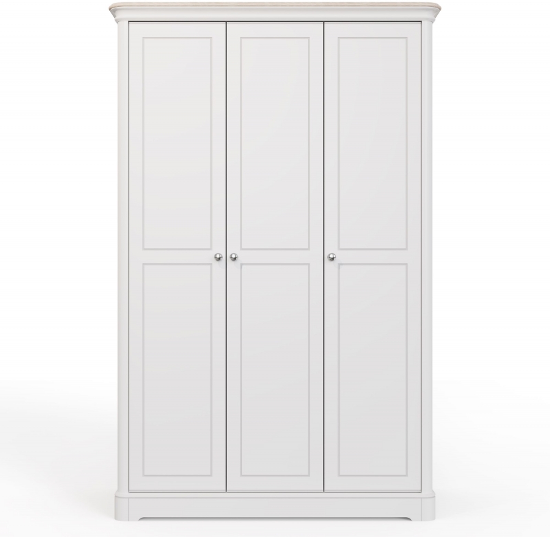 Fairway Furniture Crantock 3 Door Robe - All Hanging - Oak Top