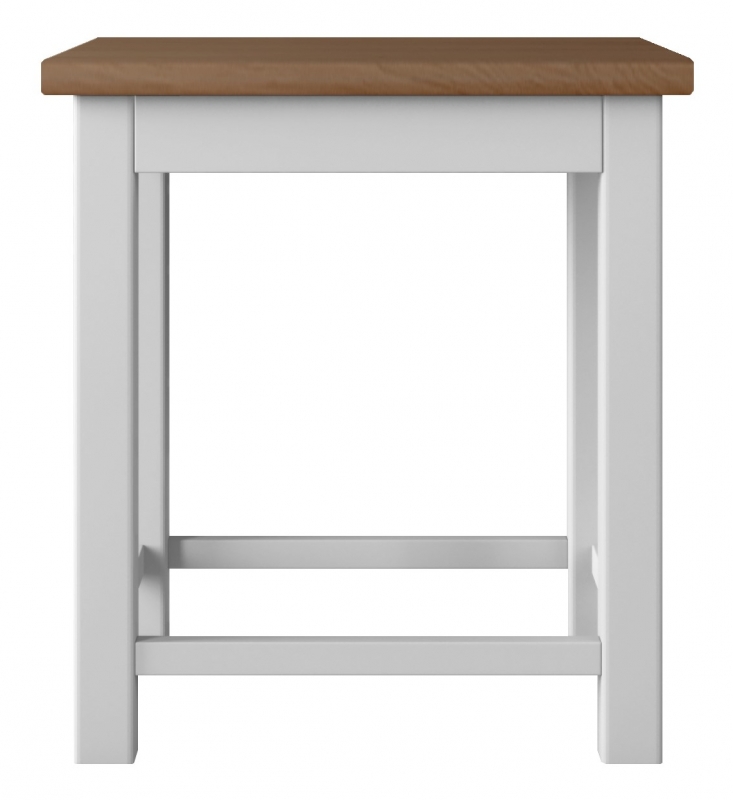 Fairway Furniture Newhaven Lamp Table - Straight Legs - Oak Top