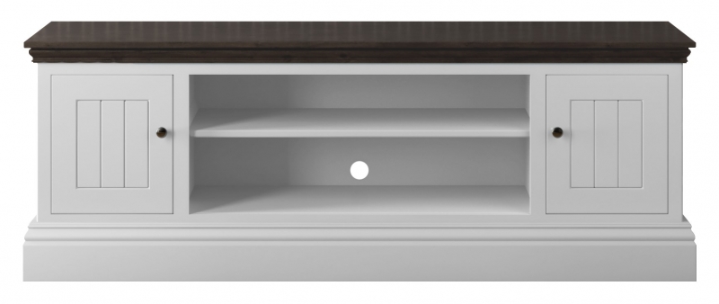 Fairway Furniture Newhaven Medium TV Unit - 2 Door - Oak Top