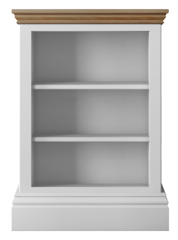 Fairway Furniture Newhaven Compact Narrow Open Bookcase - Oak Top