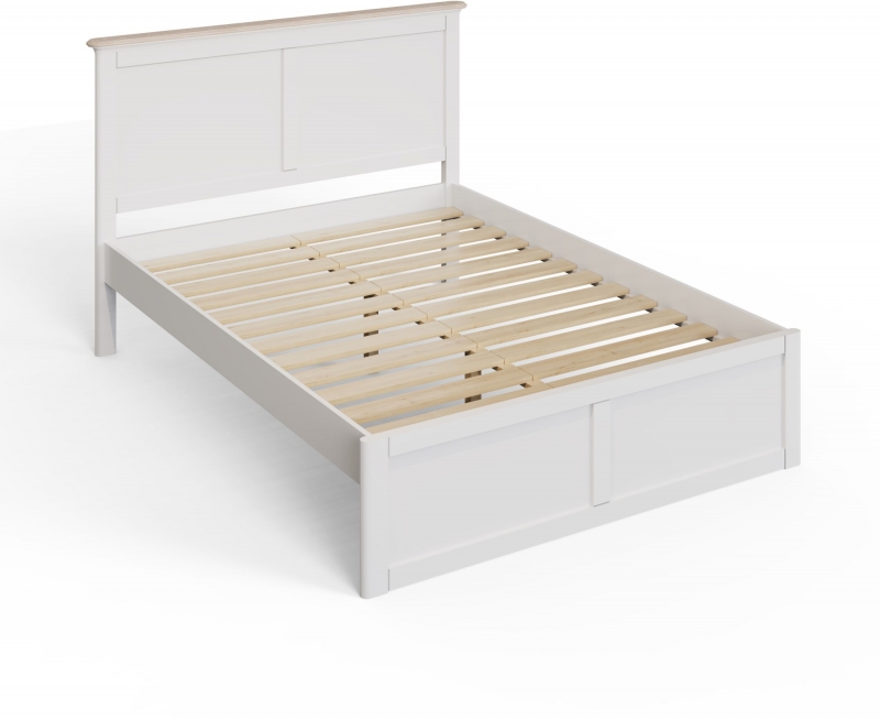 Fairway Furniture Crantock 5'0 Kingsize Bedframe - Oak Top