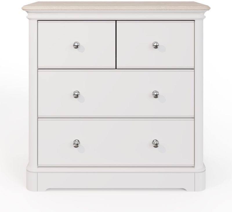 Fairway Furniture Crantock 2 + 2 Drawer Chest - Oak Top