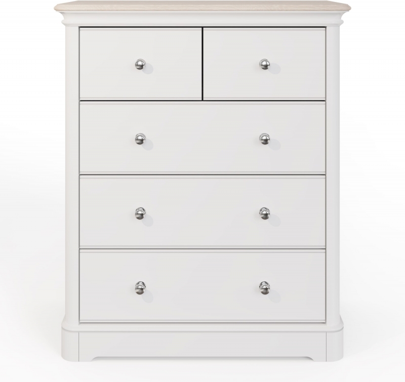 Fairway Furniture Crantock 3 + 2 Drawer Chest - Oak Top