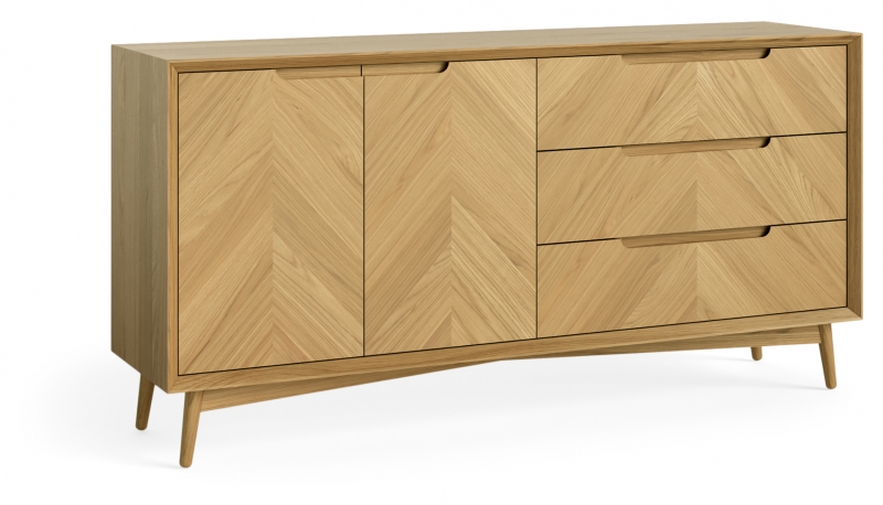 Fairway Furniture Ventnor Dining Large Sideboard - 2 Doors - 3 Drawers