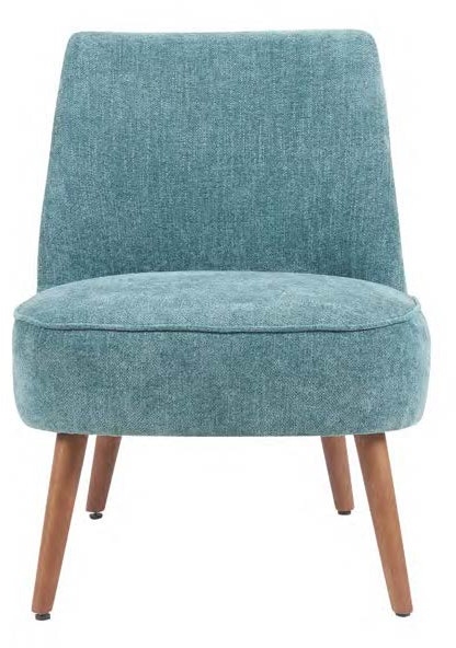 Raven Bedroom Chair - Fabric - Wooden Legs