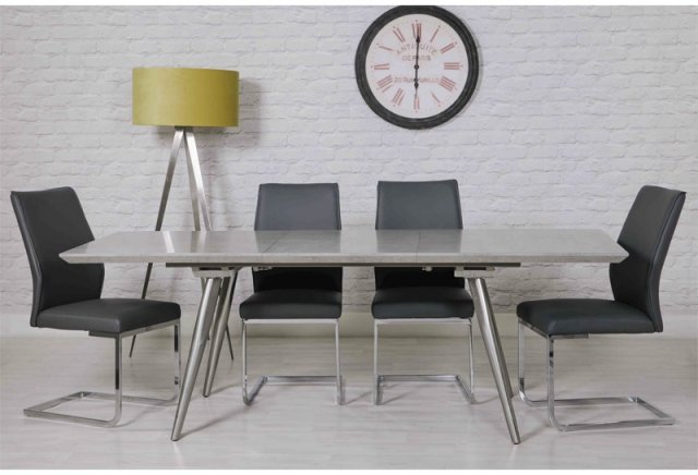 Detroit 2 Extending Dining Table - Extends from 160-220cm