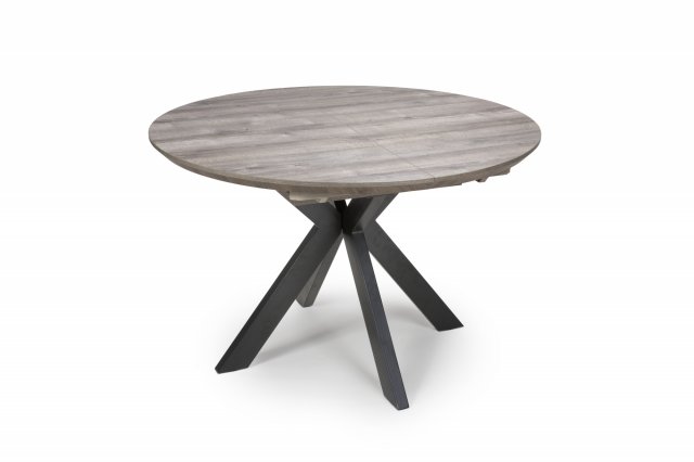 Circular extending store dining table