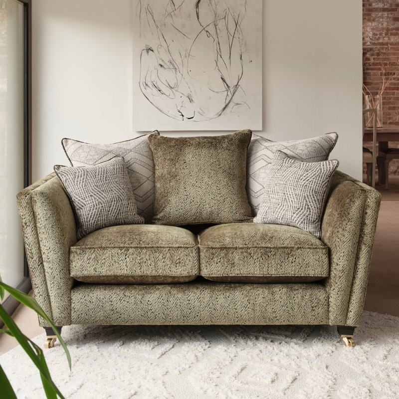 Parker Knoll Harlow 2 Seater Static Sofa-Pillow Back