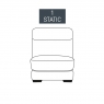 Burlington 1 Seater Static Armless Centre Section