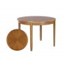 Shades 2904 Circular Dining Table with Sunburst Top on legs