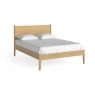 Portree 4'6 Double Panelled Bedframe - Natural Oak