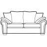 Astrid 3 Seater Sofa-Pillow Back