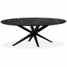 Waide Extra Large Oval 220cm Extending Dining Table