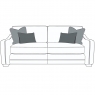 Evelyn 4 Seater Sofa