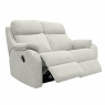 G Plan  Kingsbury 2 Seater Sofa with Double Manual Recliner Actions