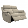 G Plan  Kingsbury 2 Seater Sofa with Double Manual Recliner Actions
