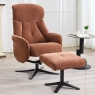 Fairway Furniture Luisa Swivel Recliner Chair and Stool Set