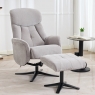 Fairway Furniture Luisa Swivel Recliner Chair and Stool Set