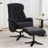 Fairway Furniture Luisa Swivel Recliner Chair and Stool Set