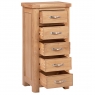 Fairway Furniture Cannock Bedroom 5 Drawer Tall Chest
