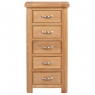 Fairway Furniture Cannock Bedroom 5 Drawer Tall Chest