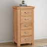 Fairway Furniture Cannock Bedroom 5 Drawer Tall Chest