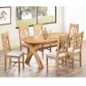 Fairway Furniture Cannock Dining Oval Cross Leg Extending Dining Table