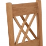 Fairway Furniture Cannock Dining Pair Cross Back Dining Chairs