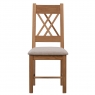 Fairway Furniture Cannock Dining Pair Cross Back Dining Chairs