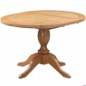 Fairway Furniture Cannock Dining Round 1M Pedestal Extending Dining Table