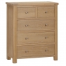 Fairway Furniture Fairford Oak Bedroom 2 + 3 Drawer Chest