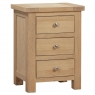 Fairway Furniture Fairford Oak Bedroom 3 Drawer Bedside Chest