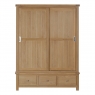 Fairway Furniture Fairford Oak Bedroom Large Robe